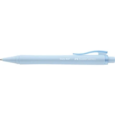 FABER-CASTELL Druckkugelschreiber DAILY BALL, hellblau (EAN: 4005401406891)