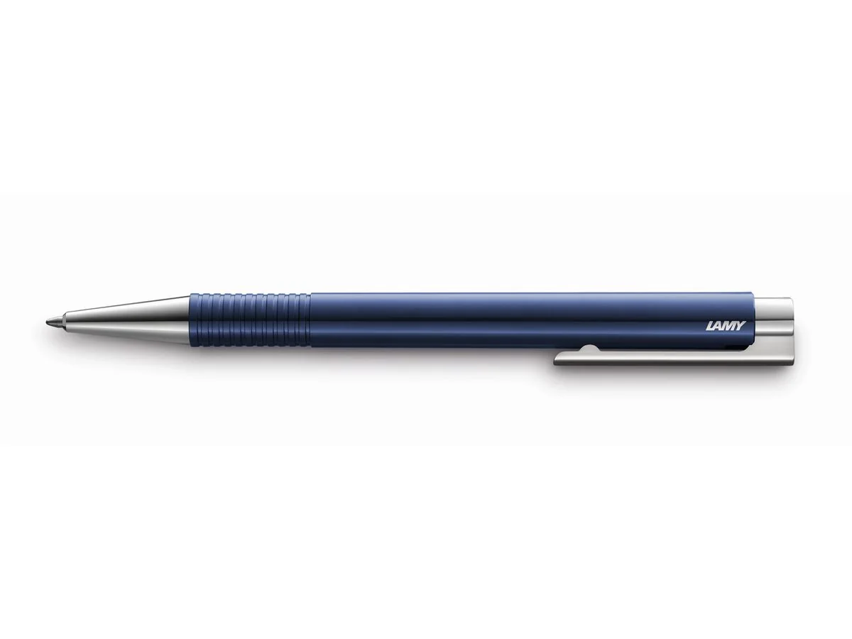 LAMY Druckkugelschreiber logo M+ blue, blau (EAN: 4014519631736)