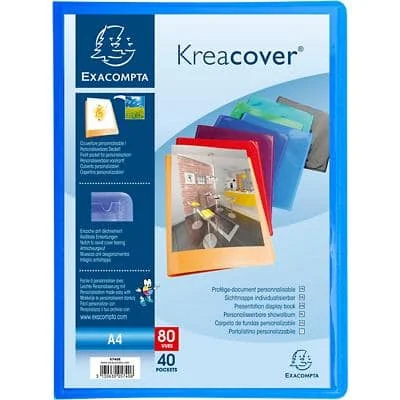 EXACOMPTA Sichtbuch Kreacover, PP, DIN A4, 40 Hüllen (EAN: 3130631057405)