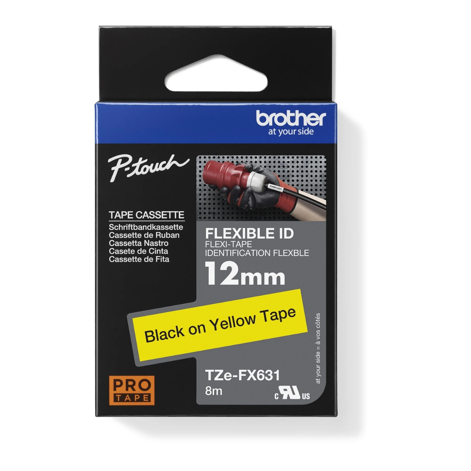brother TZe-Tape TZe-FX631 Flexi-Tape Schriftbandkassette (EAN: 4977766691772)