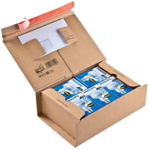 ColomPac Paket-Versandkarton "POST", Größe: M, braun (EAN: 4033657670407)