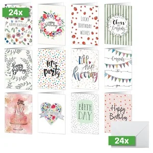 sigel Geburtstagskarten-Set "Happy Birthday" (EAN: 4004360785023)