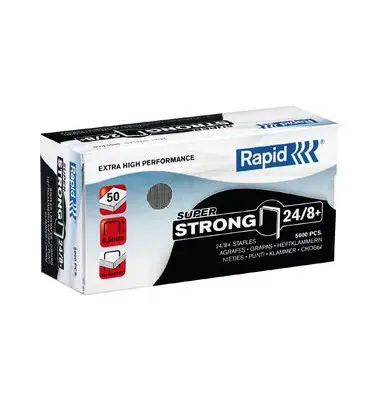 Rapid Heftklammern Super Strong 24/8+, galvanisiert (EAN: 7313468601003)