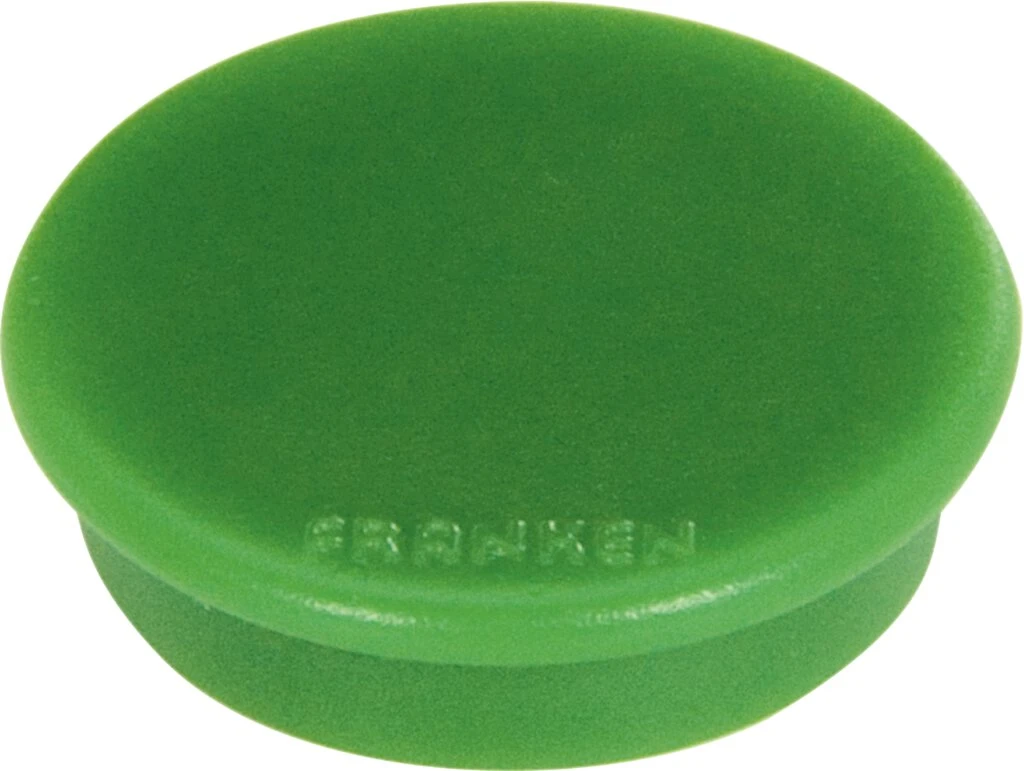FRANKEN Haftmagnet, Haftkraft: 0,8 kg, Durchm. 32 mm, grün (EAN: 4016946052122)