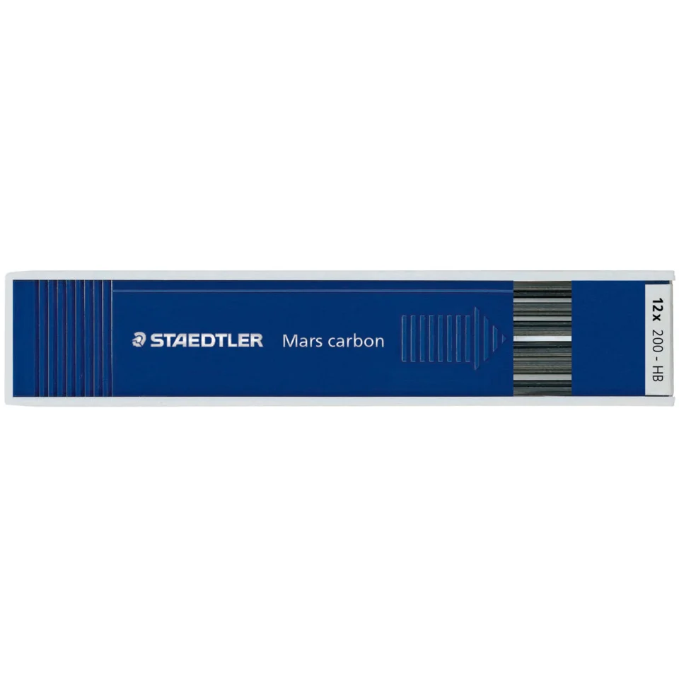 STAEDTLER Zeichenmine Mars carbon 200, Härtegrad: 2H, schwarz (EAN: 4007817211953)