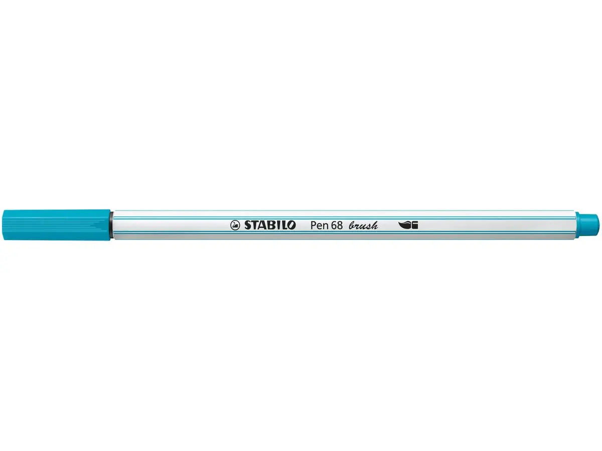 STABILO Pinselstift Pen 68 brush, hellblau (EAN: 4006381584029)