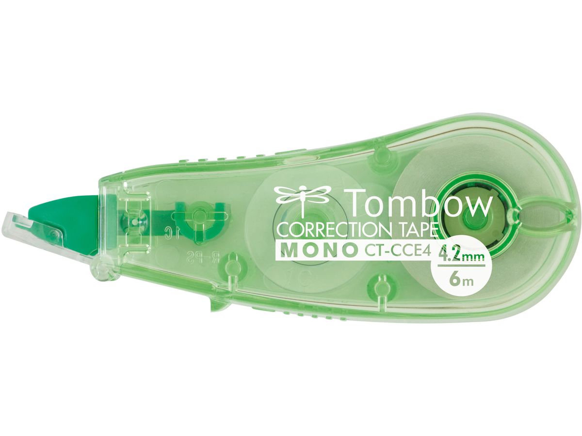 Tombow Korrekturroller "MONO CT-CCE4", 4,2 mm x 6 m, grün (EAN: 4003198403116)