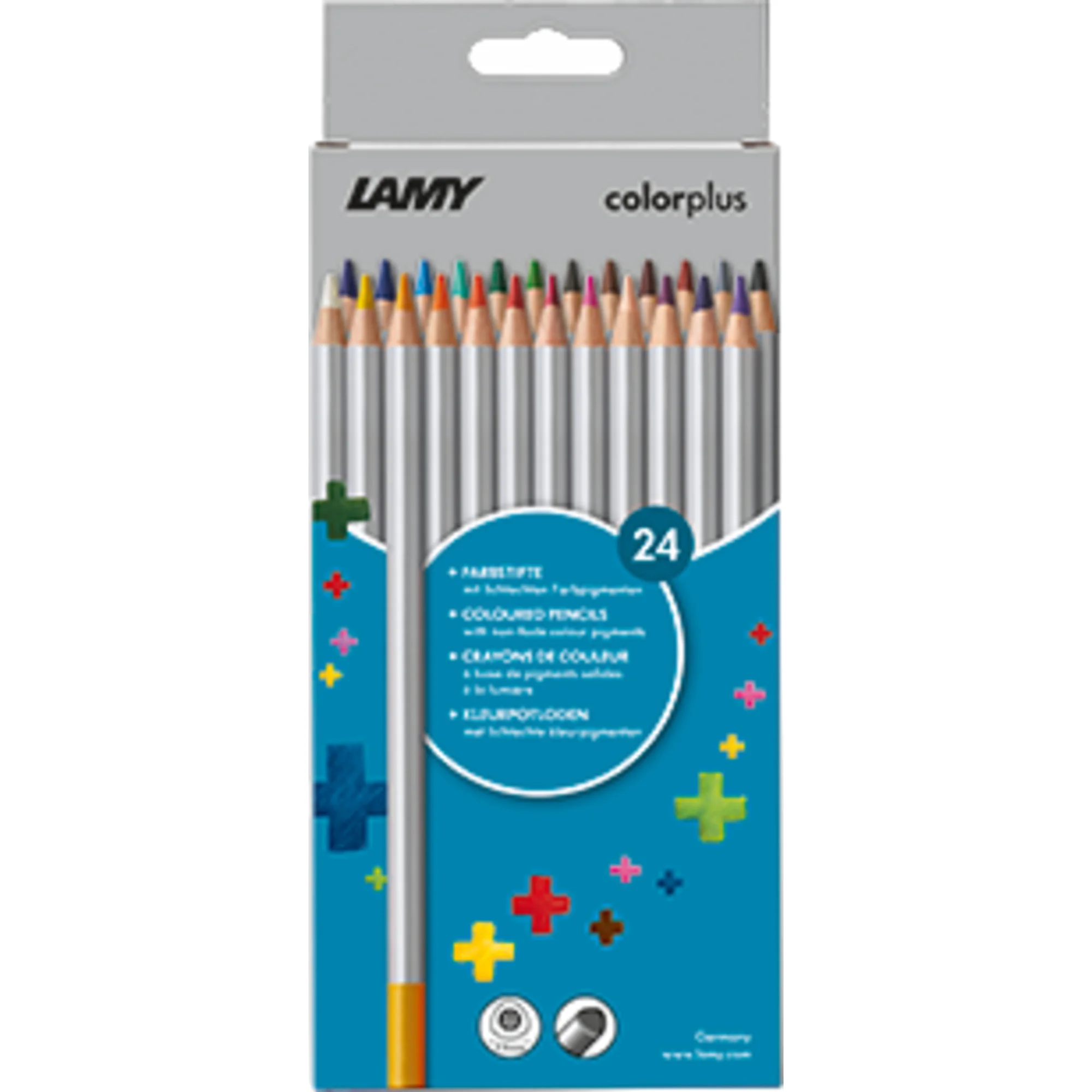 LAMY Dreikant-Buntstifte colorplus, 24er Kartonetui (EAN: 4014519706953)