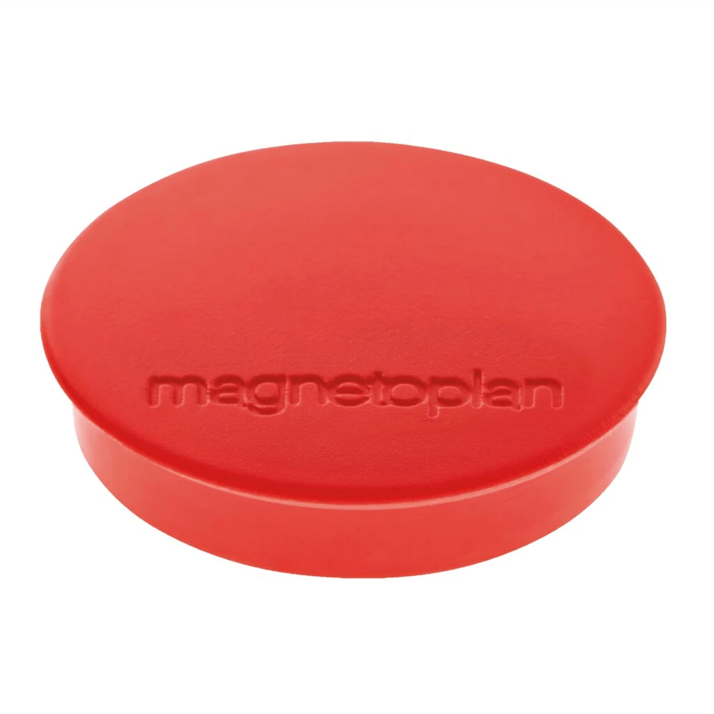 magnetoplan Discofix Rundmagnet "standard", rot (EAN: 4013695011011)