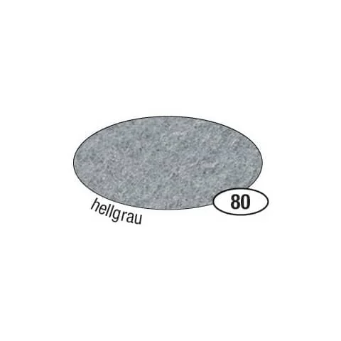 folia Bastelfilz, (B)200 x (H)300 mm, 150 g/qm, hellgrau (EAN: 4001868524802)