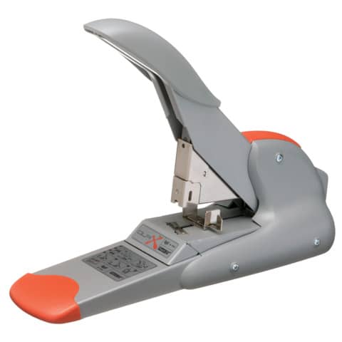 Rapid Blockheftgerät Supreme DUAX, silber/orange (EAN: 7313466983019)