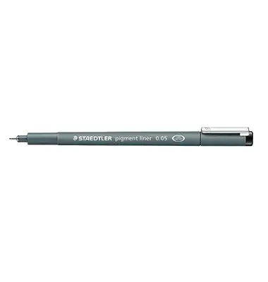 STAEDTLER Pigmentliner, schwarz, Strichstärke: 0,05 mm (EAN: 4007817308196)