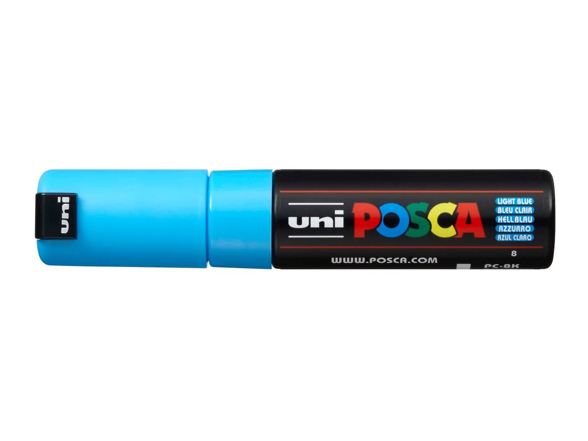 POSCA Pigmentmarker PC-8K, hellblau (EAN: 4902778916544)