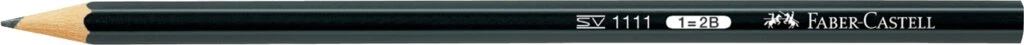 FABER-CASTELL Bleistift 1111, sechseckig, Härtegrad: 2B (EAN: 4005401111023)