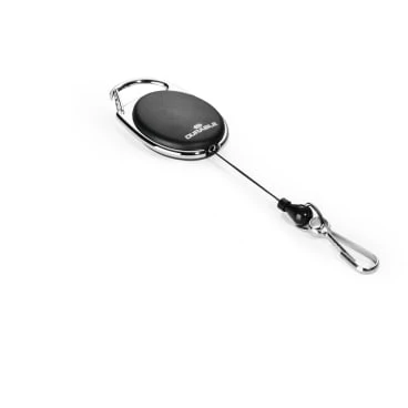DURABLE Ausweishalter mit Jojo, oval, schwarz (EAN: 4005546806457)