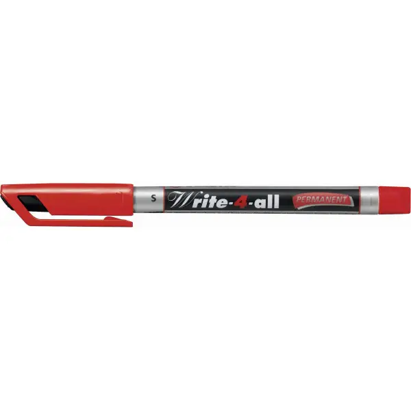 STABILO Permanent-Marker Write-4-all, S, rot (EAN: 4006381327961)