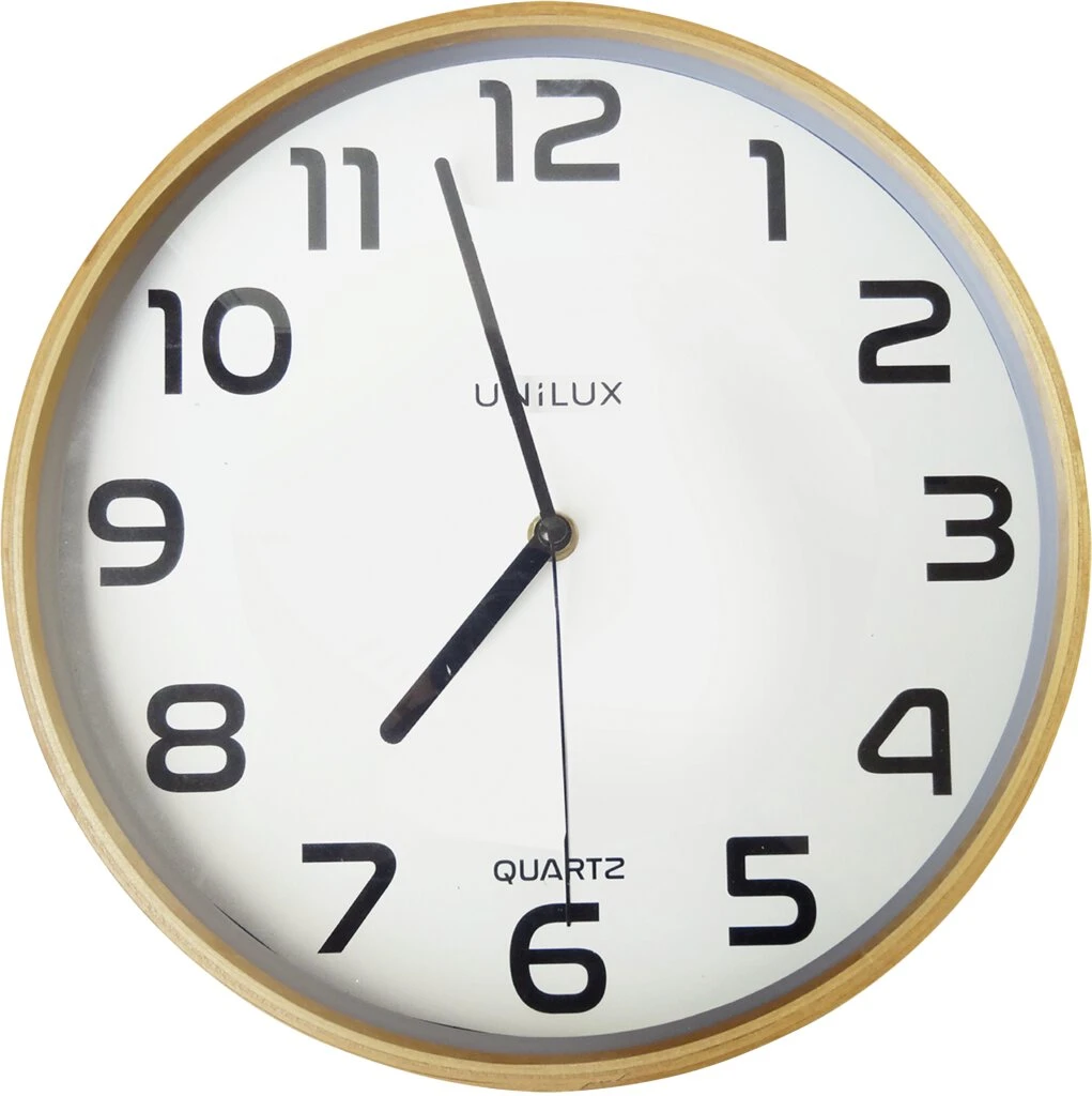 UNiLUX Wanduhr/Quarzuhr "BALTIC", Durchmesser: 300 mm, braun (EAN: 3595560025251)