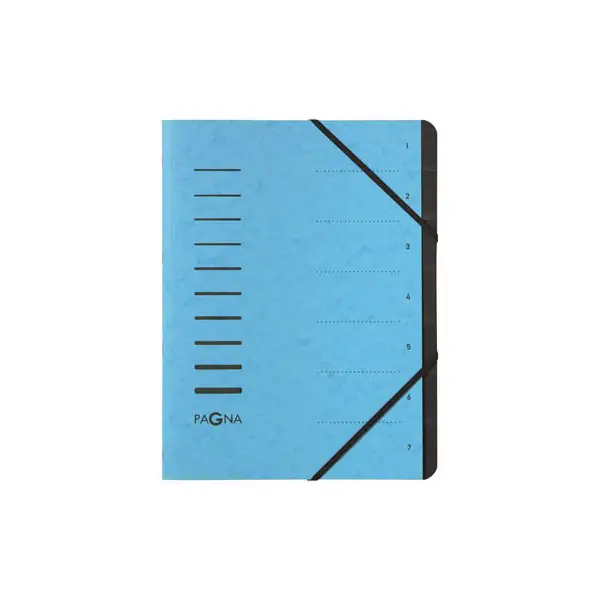 PAGNA Ordnungsmappe "Sorting File", 7 Fächer, hellblau (EAN: 4013951014190)