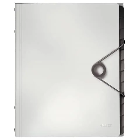LEITZ Ordnungsmappe Solid, DIN A4, PP, 12 Fächer, weiß (EAN: 4002432114979)