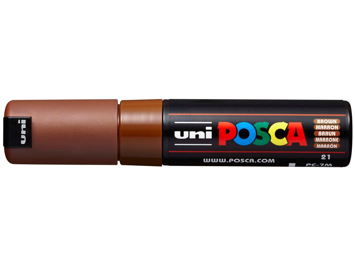 POSCA Pigmentmarker PC-7M, braun (EAN: 4902778228371)