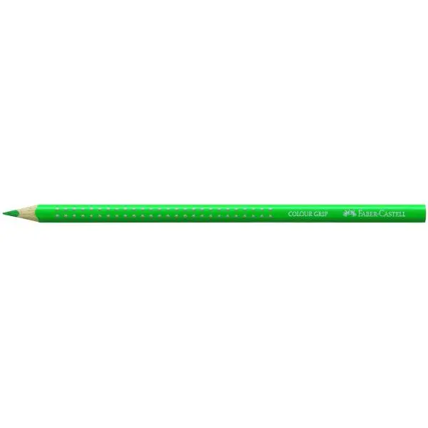 FABER-CASTELL Dreikant-Buntstift Colour GRIP, grün (EAN: 4005401124634)