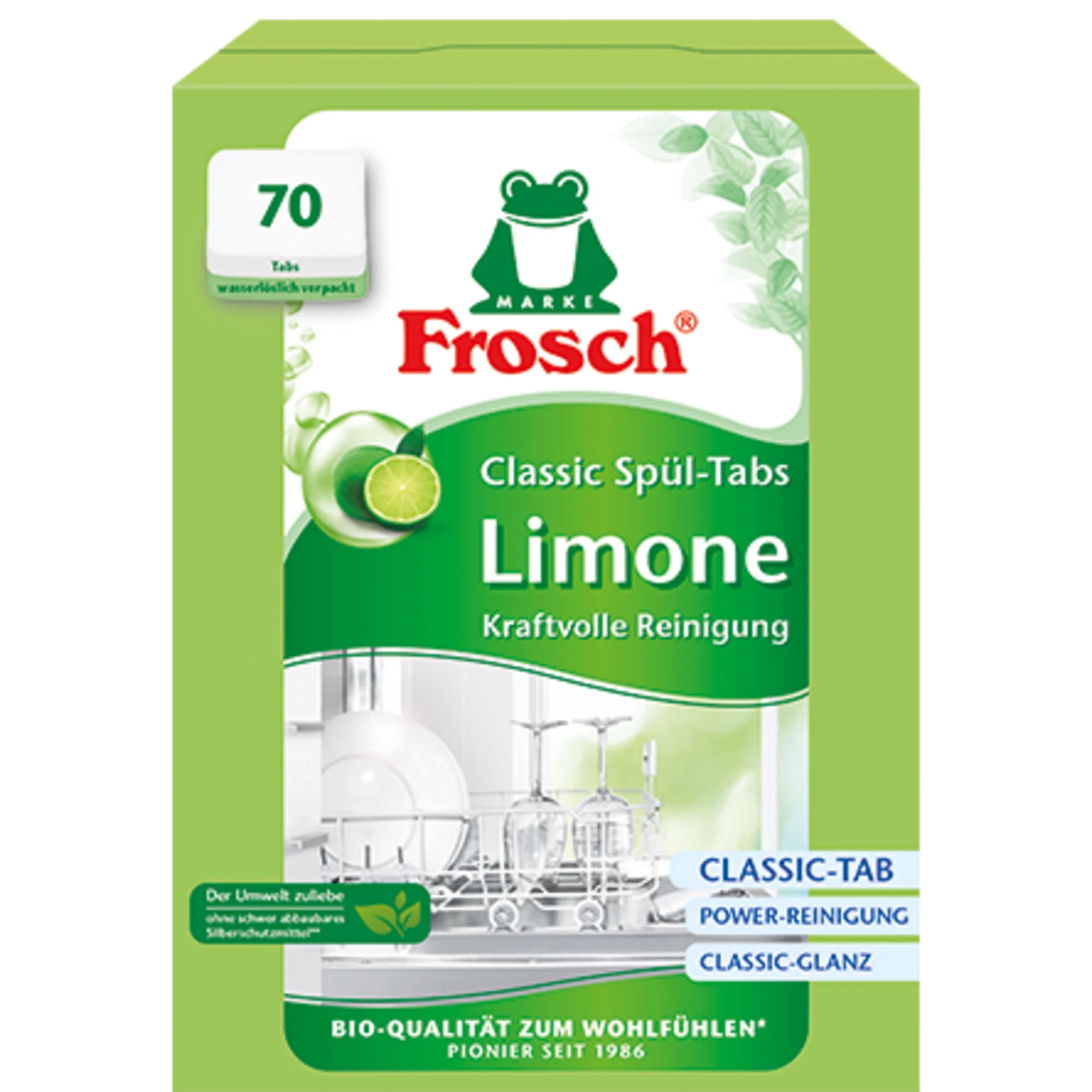 Frosch Spülmaschinentabs Classic Limone, 70 Stück (EAN: 4001499958694)