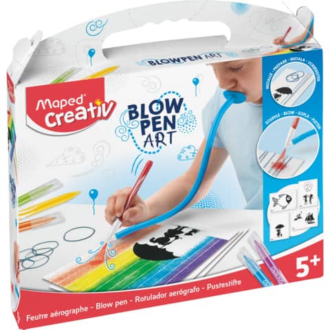 Maped Creativ Pustestift-Set BLOW PEN "Fil'Art", 22-teilig (EAN: 3154148467106)