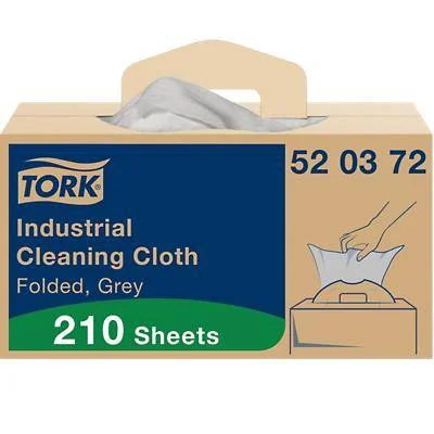 TORK Industrie-Reinigungstücher, 415 x 355 mm, grau (EAN: 7322541184012)