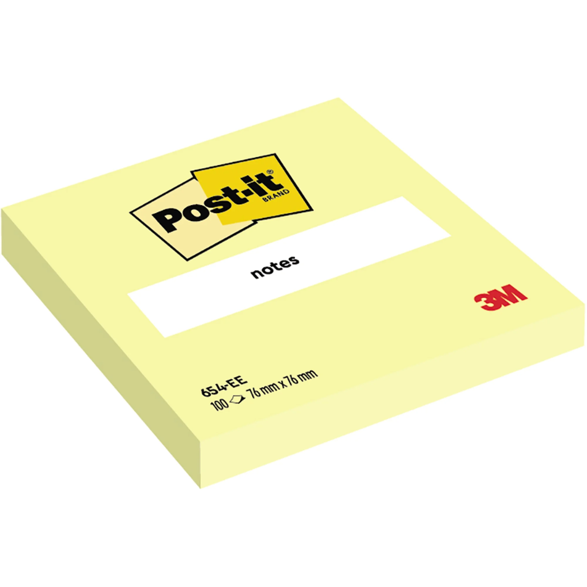 Post-it Haftnotizen notes, 76 x 76 mm, farbig sortiert (EAN: 3134375014021)