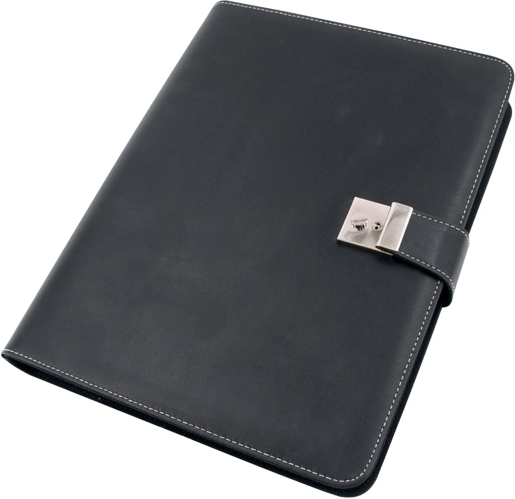 Alassio Ringbuchmappe, A4, Lederimitat, schwarz (EAN: 4021068315147)