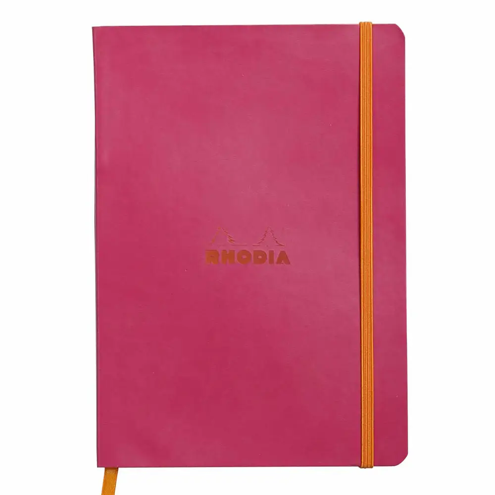 RHODIA Notizbuch RHODIARAMA, DIN A5, liniert, himbeere (EAN: 3037921174128)