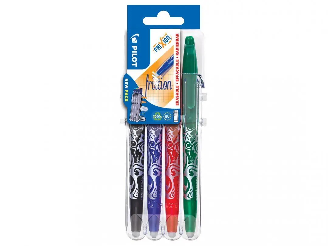 PILOT Tintenroller FRIXION BALL 07 Set2Go, 4er Etui (EAN: 3131910546795)