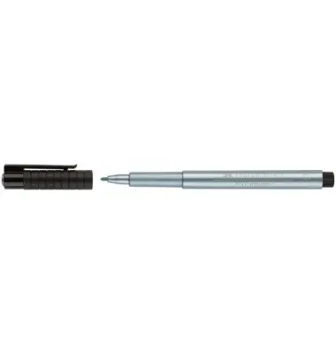 FABER-CASTELL Tuschestift PITT artist pen, blau metallic (EAN: 4005401673927)