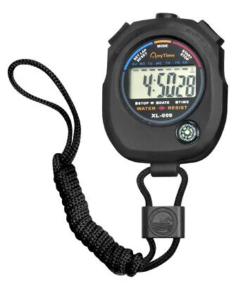 Wonday Stoppuhr mit Alarm, schwarz (EAN: 3701254706171)