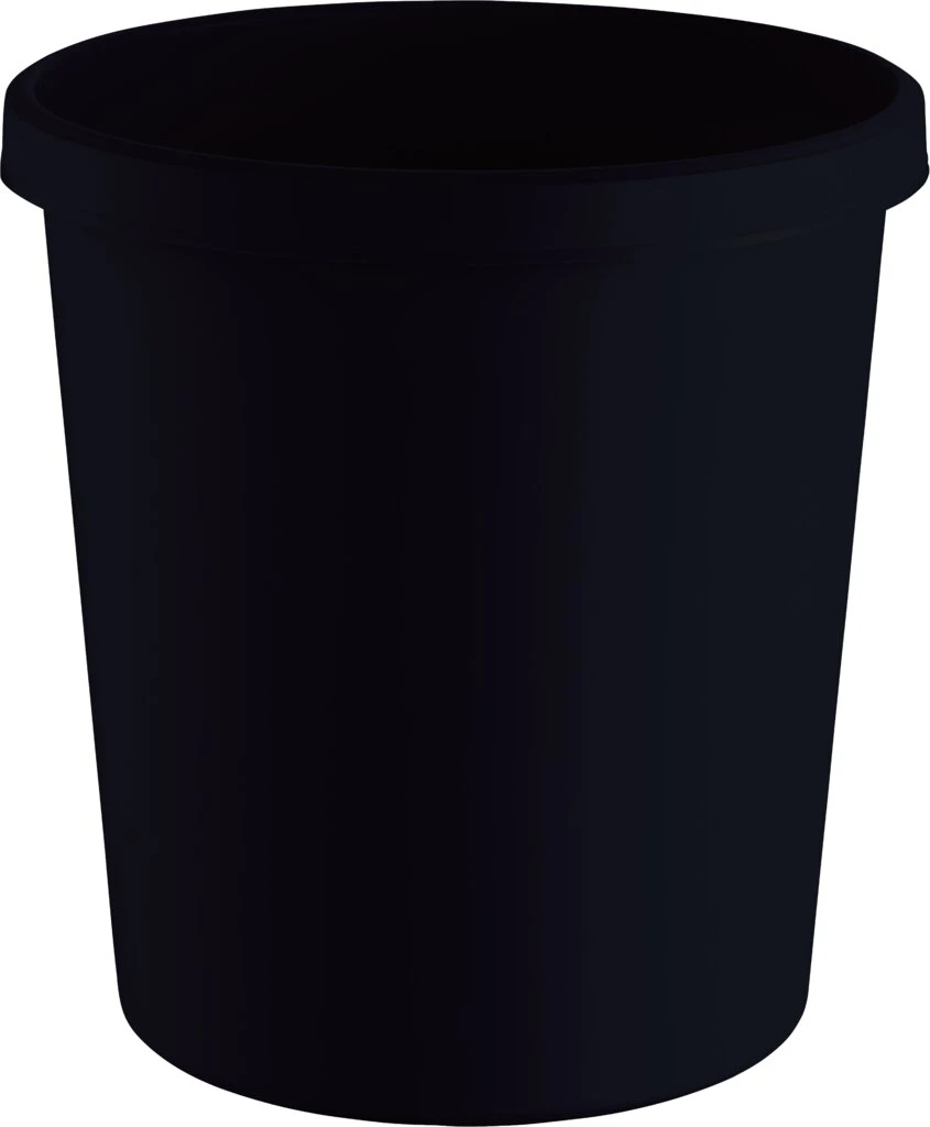 helit Papierkorb "the green german", 18 Liter, schwarz (EAN: 4012086022896)