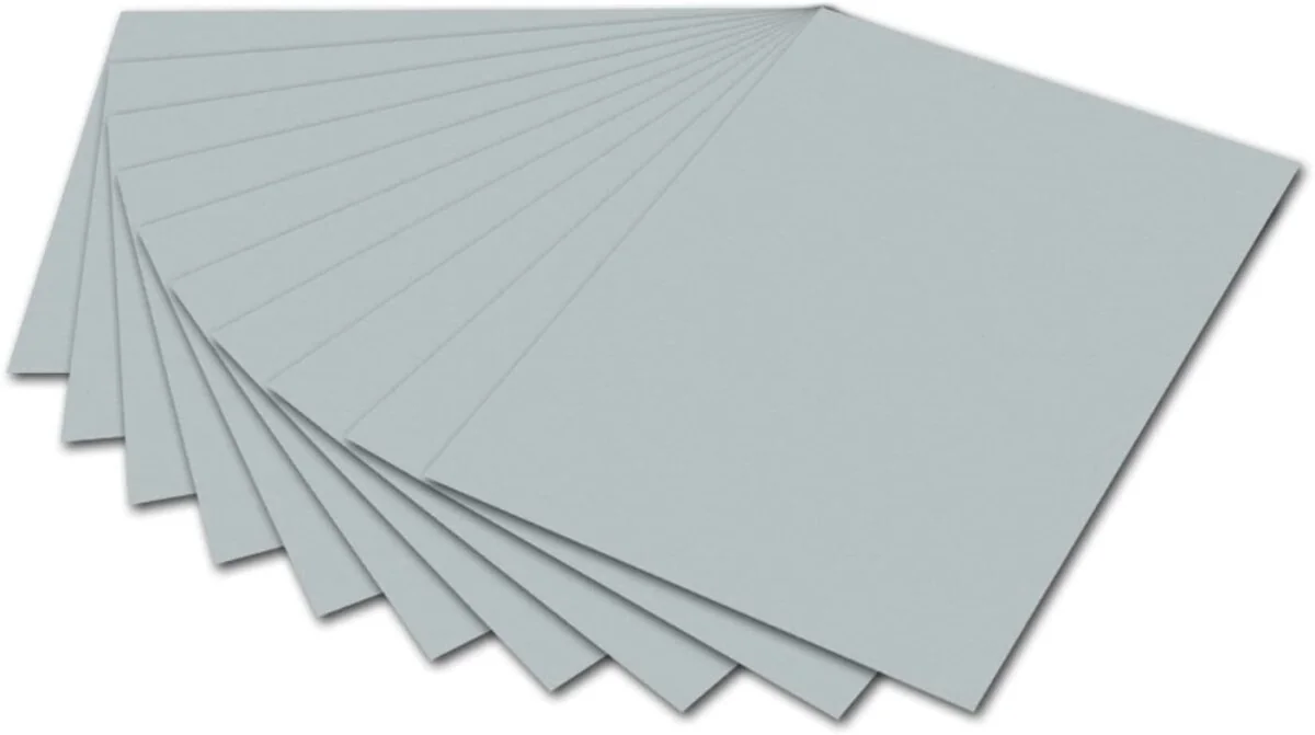 folia Fotokarton, (B)500 x (H)700 mm, 300 g/qm, silber matt (EAN: 4001868061604)