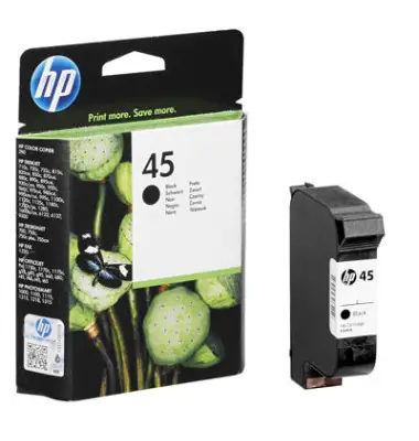 hp Tinte hp 45 für DeskJet 1220C, schwarz (EAN: 0088698200292)