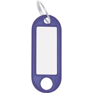 WEDO Schlüsselanhänger mit Ring, Durchmesser: 18 mm, blau (EAN: 4003801041315)