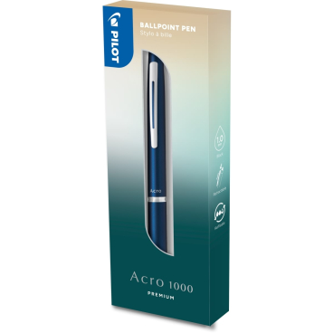 PILOT Druckkugelschreiber ACRO 1000 PREMIUM, Navy (EAN: 3131910435907)