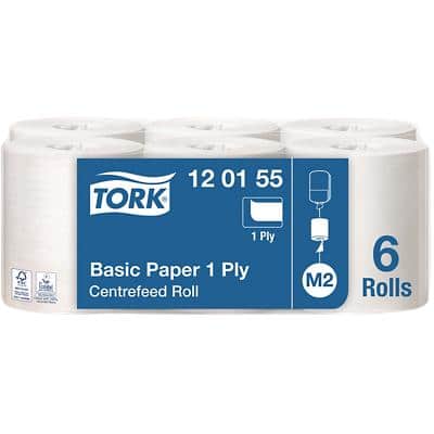 TORK Mehrzweck-Putzrolle, 1-lagig, weiß, 300 m (EAN: 7310791229737)