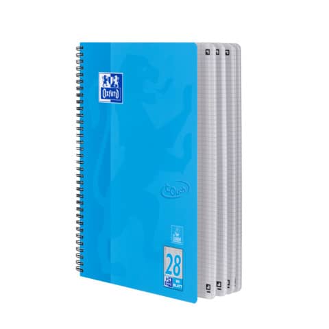 Oxford Collegeblock Touch, A4+, kariert, 80 Blatt, meerblau (EAN: 4006140021352)