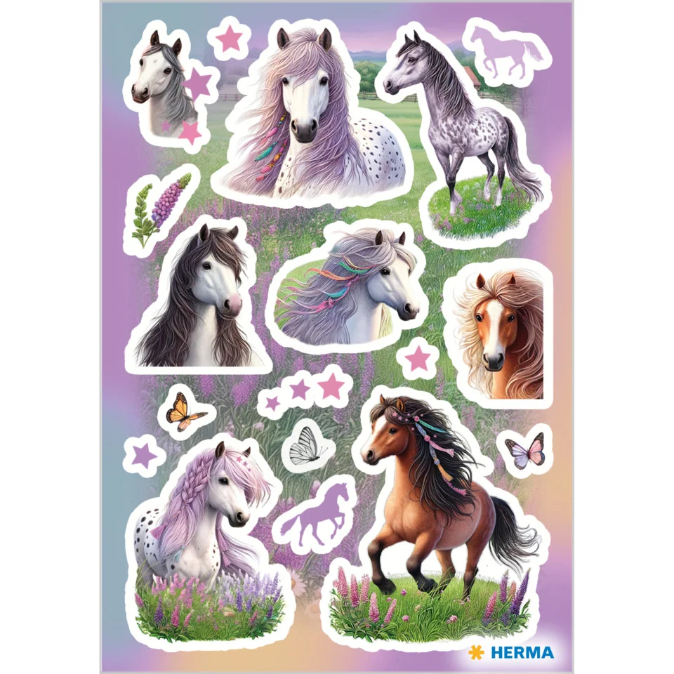 HERMA Sticker DECOR Pferdewelt, Papier (EAN: 4008705157803)