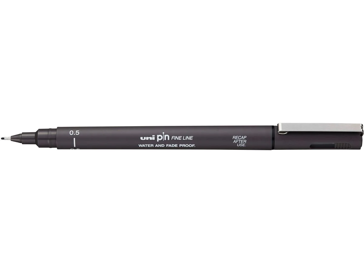 uni-ball Fineliner PIN 05200 GF, dark grey (EAN: 4902778230787)