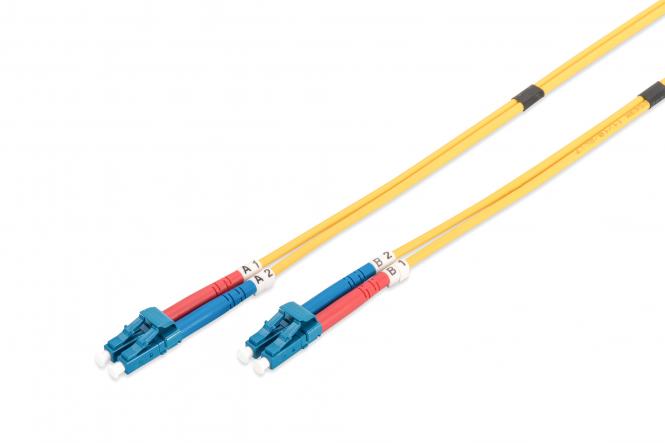 DIGITUS LWL Patchkabel, LC-Duplex - LC-Duplex, OS2, 3,0 m (EAN: 4016032248934)