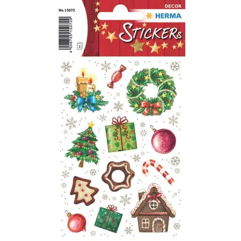 HERMA Weihnachts-Sticker DECOR "Weihnachtszeit" (EAN: 4008705150729)