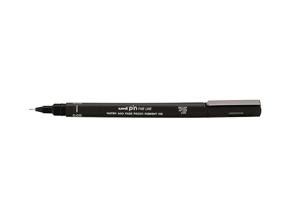 uni-ball Fineliner PIN 005200 N, schwarz (EAN: 4902778798805)
