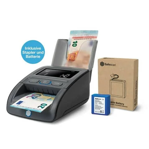 Safescan Bundle: Geldschein-Prüfgerät "Safescan 155-S G2" + (EAN: 8717496338501)