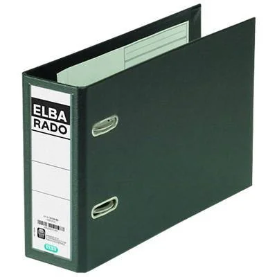 ELBA Ordner rado plast - DIN A5 quer, Rückenbr.: 75 mm, sw (EAN: 4002030101494)