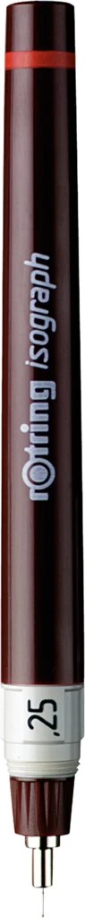 rotring Tuschefüller isograph 0,25 mm, schwarz (EAN: 3501179033983)