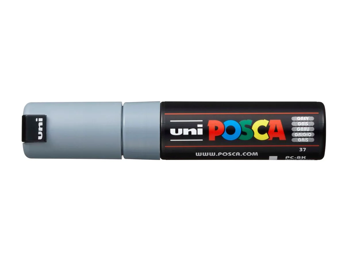 POSCA Pigmentmarker PC-8K, grau (EAN: 4902778916582)